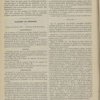 0192 - Page 190 - Hôpital Saint-Louis. M. Vidal. Du lupus / Académie de médecine. Séance du 25 février 1879. Correspondance / Élection / Communication / [Récompenses aux membres des conseils d'hygiène et de salubrité]
