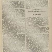 0205 - Page 203 - Hôpital des Cliniques. M. Depaul. De l'accouchement prématuré artificiel. - Des divers moyens à l'aide desquels on peut le provoquer / Hôpital de la Charité. M. Laboulbène. Un cas de béribéri