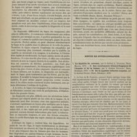 0214 - Page 212 - Hôpital Saint-Louis. M. Vidal. Du lupus / Revue de syphiliographie. I. La syphilis du cerveau, par le Docteur A. Fournier ; Paris, Masson, 1879. - II. Des écoulements blennorrhagiques de l'homme et de la femme, par le Docteur Pouillet ; Paris, Delahaye, 1879. - III. De la syphilis infantile acquise, par le Docteur Pontet ; Paris, Delahaye, 1878. [Dr V. De Fourcauld]