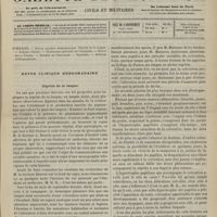 0219 - Page 217 - Sommaire / Revue clinique hebdomadaire. Nigritie de la langue