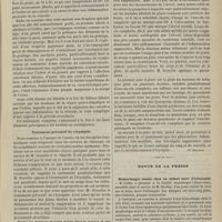 0221 - Page 219 - Revue clinique hebdomadaire. Lithiase biliaire, ictère, inflammation de la vésicule et syphilide papuleuse / Traitement préventif de l'érysipèle / Revue de la presse. Hémorrhagie rénale chez un enfant mort d'éclampsie. (Progrès méd.)