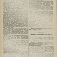 0232 - Page 230 - Société de biologie. Séance du 8 mars 1879. Communications. Du rôle des circonvolutions fronto-pariétales. M. Couty / Disposition particulière du tube digestif chez un chien nouveau-né. M. Coudereau / Élection / Chronique et nouvelles scientifiques. Muséum