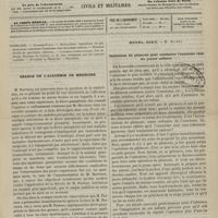 0235 - Page 233 - Sommaire / Séance de l'Académie de médecine. [Dr Brochin] / Hôtel-Dieu. M. Richet. Opérations du phimosis pour combattre l'onanisme chez les jeunes enfants