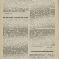 0256 - Page 254 - Société de biologie. Séance du 15 mars 1879. Communications. De la tendance des individus à se diriger à droite ou à gauche. M. Delaunay / Malades pauvres. - Médecins des pauvres / Chronique et nouvelles scientifiques. Faculté de médecine de Paris