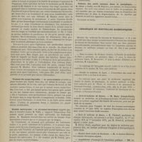 0280 - Page 278 - Société médicale des hôpitaux. Séance du 14 mars 1879. Communications. Pleurésie purulente ; empyème ; guérison. M. Blachez / Tumeur du corps thyroïde. M. Gouguenheim / Double anévrysme. M. Dujardin-Beaumetz / Bronchite chronique. M. Ferrrant, au nom de M. Desplats... / Muguet oesophagien. M. Damaschino / Lésions des nerfs cutanés dans le pemphigus. M. Vidal, avec M. Déjérine... / Chronique et nouvelles scientifiques. Élection des médecins des bureaux de bienfaisance / Faculté de médecine de Lyon / École de médecine de Rennes / École de médecine de Rouen / Hôpital Saint-André de Bordeaux / Amphithéâtre d'anatomie de l'Assistance publique