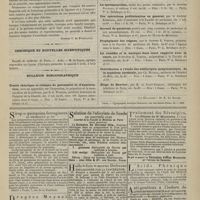 0289 - Page 287 - Revue de gynécologie. I. Manuel pratique de gynécologie (première partie), par le Docteur de Sinéty. Paris, O. Doin, 1879. - II. Leçons cliniques et didactiques sur les maladies des femmes, par le Docteur R. Ludlam. Paris, Delahaye, 1879. - III. Considérations sur l'amputation du col de l'utérus, par le Docteur Reichardt. Paris, O. Doin, 1878. [Docteur V. De Fourcauld] / Chronique et nouvelles scientifiques. Faculté de médecine de Paris. - Avis / Bulletin bibliographique