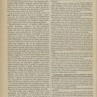 0294 - Page 292 - Revue clinique hebdomadaire. Anesthésie chirurgicale par le protoxyde d'azote sous pression / Revue de la presse. Du pronostic au point de vue du degré de perfection de la phonation après les opérations d'uranoplastie et de staphylorrhaphie / Phagédénisme gangréneux survenu, pendant la variole, chez un malade porteur d'un chancre ; perte presque absolue de la verge