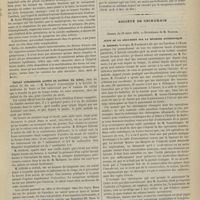 0295 - Page 293 - Revue de la presse. Phagédénisme gangréneux survenu, pendant la variole, chez un malade porteur d'un chancre ; perte presque absolue de la verge. (Gaz. méd. de Bord.) / Calcul volumineux arrêté en arrière du méat, chez un enfant de dix ans. (Un. méd.) / Du mode d'action des insufflations de calomel dans l'oeil. (Virch. arch. et Rev. de thér.) / Société de chirurgie. Séance du 26 mars 1879. Suite de la discussion sur la méthode antiseptique. M. Desprès