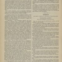 0350 - Page 348 - Hôtel-Dieu de Lyon. M. Daniel Mollière. Du drainage au moyen de crins de cheval dans le traitement des kystes synoviaux. (Observation recueillie par M. H. Bouzol...) / Expériences pour servir à l'étude de la physiologie du foie et de la rate. (Communication préalable) ; par le M. le Professeur P. Picard...