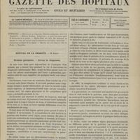0355 - Page 353 - Sommaire / Hôpital de la Charité. M. Hardy. Phthisie galopante. - Erreur de diagnostic