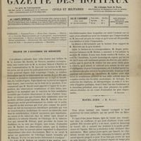 0371 - Page 369 - Sommaire / Séance de l'Académie de médecine. [Dr Brochin] / Hôtel-Dieu. M. Richet. Lipomes