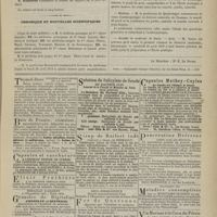 0377 - Page 375 - Académie de médecine. Séance du 22 avril 1879. Communication / Rapport / Chronique et nouvelles scientifiques. Corps de santé militaire / Muséum / Faculté de médecine de Paris. - Avis