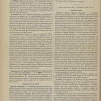 0382 - Page 380 - Société de chirurgie. Séance du 16 avril 1879. Lectures. Résections du tibia. M. Pamard... / Chondrome de la région sous-maxillaire et en particulier de la glande sous-maxillaire. M. Nepveu / Présentation de pièces. Embolie cardiaque. M. Polaillon / Séance du 23 mars 1879. Correspondance. Inversion utérine ; ligature élastique. M. Chauvel...