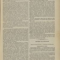0389 - Page 387 - Hôpital militaire de Saïda. Gangrène dans les fièvres paludéennes ; par M. le Dr Moty... / Société de biologie. Séance du 19 avril 1879 (fin). Présentation de pièces. Traumatisme cérébral. M. Bochefontaine