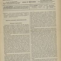 0403 - Page 401 - Sommaire / Revue clinique hebdomadaire. Pleurésies multiloculaires