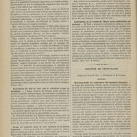 0406 - Page 404 - Revue de la presse. Pneumonie et herpès ; névrite du pneumogastrique. (France méd.) / Traitement du mal de mer par le collodion et par la morphine / Usage du testicule dans la cure radicale de la hernie inguinale. (Année méd. du Calv.) / Anévrysme de la crosse de l'aorte avec perforation du sternum. (Gaz. méd. de Strasb.) / Société de chirurgie. Séance du 30 avril 1879. Rapport. Nouveau mode de traitement des tumeurs blanches. M. Marc Sée...