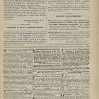 0409 - Page 407 - Élections des médecins des bureaux de bienfaisance. Rapport à M. le Ministre de l'intérieur / Chronique et nouvelles scientifiques / Bulletin bibliographique