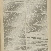 0413 - Page 411 - Hôpital Saint-Louis. M. Duplay. Du goître suffocant rétro-sternal / Hôpital Saint-Louis. M. Besnier. Tableau synoptique des diverses classifications des maladies de la peau