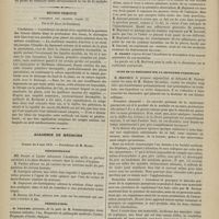 0422 - Page 420 - Hôpital Saint-Louis. M. Duplay. Du goître suffocant rétro-sternal / Réunion primitive et pansement des grandes plaies ; par le Dr Azam... / Académie de médecine. Séance du 6 mai 1879. Correspondance / Présentations / Suite de la discussion sur la septicémie puerpérale. M. Hervieux
