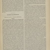 0431 - Page 429 - Revue de la presse. Plaie pénétrante de l'abdomen chez une femme enceinte au neuvième mois. - Sortie de l'épiploon. - Guérison. (Bull. méd. du Nord) / Sarcome congénital. (Presse méd. belge.) / Société de chirurgie. Séance du 7 mai 1879. Rapport. Hémorrhagie dentaire ; ligature de la carotide primitive. M. Farabeuf...