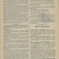 0448 - Page 446 - Académie de médecine. Séance du 13 mai 1879. Lecture. Dédoublement des opérations cérébrales. M. Luys / Présentation. Nouveau mode de préparation du cerveau humain. M. le Docteur Armand Paulier... / Chronique et nouvelles scientifiques. Faculté de médecine de Paris / Bulletin bibliographique