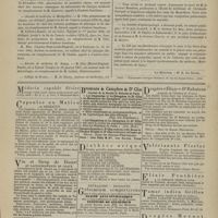 0465 - Page 463 - Chronique et nouvelles scientifiques. Faculté de médecine de Paris / Faculté de médecine de Lyon / Faculté de médecine de Montpellier / Faculté de médecine de Nancy / Collège de France / Hôpitaux de Bordeaux