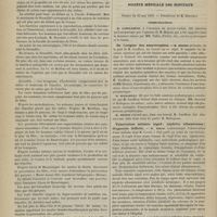 0480 - Page 478 - Société de biologie. Séance du 24 mai 1879. Communications. Fécondité et sexualité. M. Delaunay / Société médicale des hôpitaux. Séance du 23 mai 1879. Communications. De l'origine des amyotrophies. M. Desnos, de la part de M. Geoffroy / Tuberculose miliaire aiguë ; néphrite albumineuse ; diagnostic difficile. M. Rigal