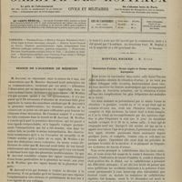 0483 - Page 481 - Sommaire / Séance de l'Académie de médecine. [Dr Brochin] / Hôpital Necker. M. Guyon. Rétention d'urine : forme aigüe et forme chronique. Autopsies