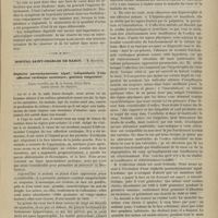 0485 - Page 483 - Hôpital Necker. M. Guyon. Rétention d'urine : forme aigüe et forme chronique. Autopsies / Hôpital Saint-Charles de Nancy. M. Bernheim. Néphrite parenchymateuse aiguë, indépendante d'une affection cardiaque antérieure ; guérison temporaire. Leçon recueillie par M. le Docteur Albert René...