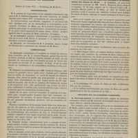0512 - Page 510 - Clinique ophthalmologique. M. De Wecker. De l'ophthalmie sympathique / Académie de médecine. Séance du 3 juin 1879. Correspondance / Communication / Rapport. Sur la coopération des médecins traitants à la détermination des causes de décès. M. Lagneau, au nom d'une commission composée de MM. Fauvel, Bergeron, Broca, Delpech et Lagneau / Discussion sur les pleurésies cloisonnées. M. Moutard-Martin, deux espèces de pleurésies cloisonnées décrites par M. Jaccoud