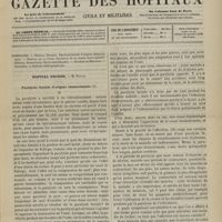 0523 - Page 521 - Sommaire / Hôpital Necker. M. Potain. Paralysie faciale d'origine rhumatismale