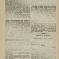 0543 - Page 541 - Revue de la presse. De quelques indications nouvelles d'extirpation de la glande lacrymale, par M. Abadie. (Gaz. hebd.) / Nouvelle méthode extemporanée pour appliquer les ventouses. (Rev. méd. fr. et. étr.) / Cysticerque de l'oeil et du cerveau (Josef Pollak). (Wien. med. Presse.) / Action du fer, de l'huile de foie de morue et de l'arsenic sur la quantité des globules du sang (Elbridge, G. Cutler et Eward, H. Bradford). (American journal of med. sc.) / Société de chirurgie. Séance du 11 juin 1879. Rapports. Traitement de l'inversion totale de l'utérus par la ligature élastique. M. Guéniot, un rapport sur un travail de M. Hue...