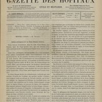 0547 - Page 545 - Sommaire / Hôtel-Dieu. M. Richet. Adéno-phlegmon de la fosse iliaque interne