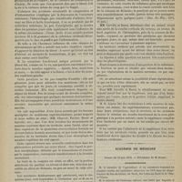 0584 - Page 582 - Plaie par coup de sabre du cuir chevelu, du crâne et de l'encéphale ; monoplégie brachiale gauche temporaire ; guérison. Par M. le Docteur Achintre... / Académie de médecine. Séance du 24 juin 1879. Correspondance