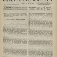 0587 - Page 585 - Sommaire / Revue clinique hebdomadaire. Le sein douloureux