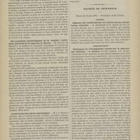 0591 - Page 589 - Revue de la presse. Anévrysme spontané du pavillon de l'oreille droite, traité avec succès par la ligature de la carotide primitive. (Ann. des mal. de l'oreille et du larynx) / Des propriétés physiologiques de la tanaisie ; traitement préventif de la rage par le chloral. (Trib. méd.) / Conservation des pièces anatomiques. (Progrès médical) / Action physiologique des purgatifs. (Mouvem. méd.) / Société de chirurgie. Séance du 25 juin 1879. Rapport. Influence des malformations de l'utérus sur les présentations vicieuses. M. Polaillon, sur une observation adressée par le Docteur Rey... / Communications. Traitement de l'étranglement interne par la gastrotomie. Guérison. M. Terrier