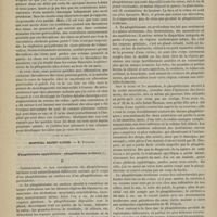 0607 - Page 605 - Hôpital des Enfants-Malades. M. Bouchut. Phénomènes produits par la formation des thromboses dans les sinus de la dure-mère / Hôpital Saint-Louis. M. Fournier. Phagédénisme syphilitique : phagédénisme tertiaire