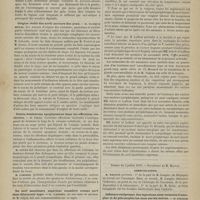 0624 - Page 622 - Société de biologie. Séance du 28 juin 1879. Communications. Rapports de la dyspepsie et de la goutte. M. Leven / Origine réelle des nerfs moteurs des yeux. M. Mathias Duval / Points douloureux apophysaires dans les affections viscérales. M. Vidal / Du nerf maxillaire supérieur considéré comme nerf vaso-dilatateur type. M. Laffont, en son nom et au nom de M. Jolyet / Séance du 5 juillet 1879. Communications. Influence réciproque des injections sous-cutanées d'atropine et de pilocarpine les unes sur les autres. M. Strauss