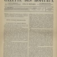 0659 - Page 657 - Sommaire / Revue clinique hebdomadaire. Les hyperostoses et leur diagnostic différentiel
