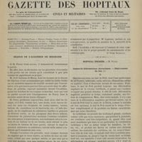 0675 - Page 673 - Sommaire / Séance de l'Académie de médecine. [Dr Victor Revillout] / Hôpital Necker. M. Potain. Causes de déformations thoraciques. - Déplacement du foie