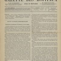 0683 - Page 681 - Sommaire / Revue clinique hebdomadaire. Ulcérations scrofuleuses du pharynx et de la langue