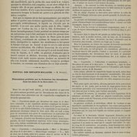 0692 - Page 690 - Hôpital des Cliniques. M. Depaul. Dilatation du col. Particularités sur la poche des eaux / Hôpital des Enfants-Malades. M. Bouchut. Phénomènes produits par la formation des thromboses dans les sinus de la dure-mère