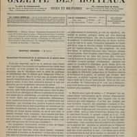 0715 - Page 713 - Sommaire / Hôpital Necker. M. Guyon. Symptômes fonctionnels de la présence de la pierre dans la vessie