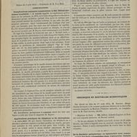 0721 - Page 719 - Physiologie et thérapeutique. De l'analgésie thérapeutique croisée ; par M. Dumontpallier / Société de biologie. Séance du 2 août 1879. Communications. Complications centrales consécutives à des lésions nerveuses localisées. M. Hayem / Applications pratiques du téléphone et du microphone. M. Paul Bert / Analgésie thérapeutique croisée. M. Dumont-Pallier / Recherches histologiques sur l'oreille interne. M. Gellé / Chronique et nouvelles scientifiques. Hôpitaux de Paris