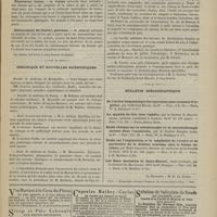 0737 - Page 735 - Société de chirurgie. Séance du 6 août 1879. Communications. Traitement des tumeurs blanches par les injections de sulfate de zinc. M. Léon Lefort / Pansement Lister. M. Perier / Enfoncement du frontal ; guérison. M. Duplay / Chronique et nouvelles scientifiques. Faculté de médecine de Montpellier / Faculté de médecine de Nancy / École de médecine d'Arras / École de médecine de Nantes / Association française pour l'avancement des sciences / Bulletin bibliographique