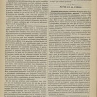 0742 - Page 740 - Hôpital Cochin. M. Bucquoy. Gangrène pulmonaire / Revue de la presse. Grossesse extra-utérine ; ouverture du kyste foetal dans l'intestin ; extraction du foetus ; guérison