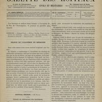 0747 - Page 745 - Sommaire / Séance de l'Académie de médecine. [Dr Victor Revillout] / Hôpital Necker. M. Potain. Tétanie ou contracture des extrémités