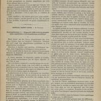 0757 - Page 755 - Hôpital de la Pitié. M. Verneuil. Plaie pénétration de poitrine / Hôpital Saint-Louis. M. Fournier. Du phagédénisme. - Diagnostic différentiel du phagédénisme syphilitique et du phagédénisme scrofuleux