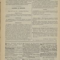 0769 - Page 767 - Contribution à l'étude des injections intra-veineuses de lait et de sucre ; par MM. R. Moutard-Martin et Ch. Richet / Académie de médecine. Séance du 19 août 1879. Correspondance / Présentation / Communication / Rapports / Hôpitaux de Nancy