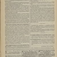 0785 - Page 783 - Revue de la presse. Recherches cliniques et expérimentales sur les épanchements sanguins du genou par entorse. (Progr. méd.) / Faut-il opérer les fistules anales chez les phthisiques ? (Rev. de thérap.) / Selles sanglantes dans un cas de hernie inguinale étranglée ; guérison. (Courrier méd.)